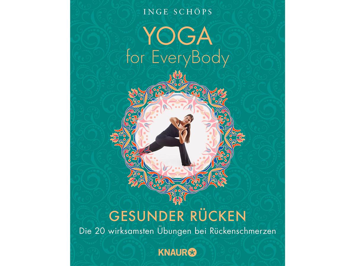 In der Reihe Yoga for EveryBody zeigt Inge Schöps, wie man mit einfach Übungen Rückenschmerzen lindern kann. In der Reihe Yoga for EveryBody zeigt Inge Schöps, wie man mit einfach Übungen Rückenschmerzen lindern kann.