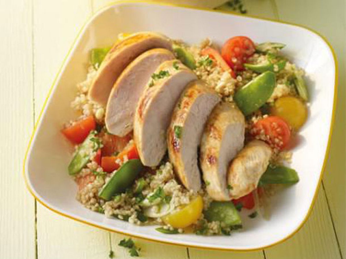 Weight Watchers Mediterrane Rezepte: Quinoasalat Weight Watchers Mediterrane Rezepte: Quinoasalat