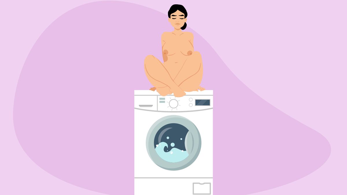 Solo-Sex auf der Waschmaschine Solo-Sex auf der Waschmaschine